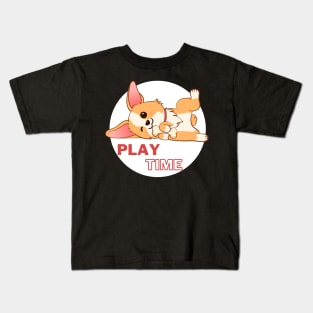 Play Time Corgi Kids T-Shirt